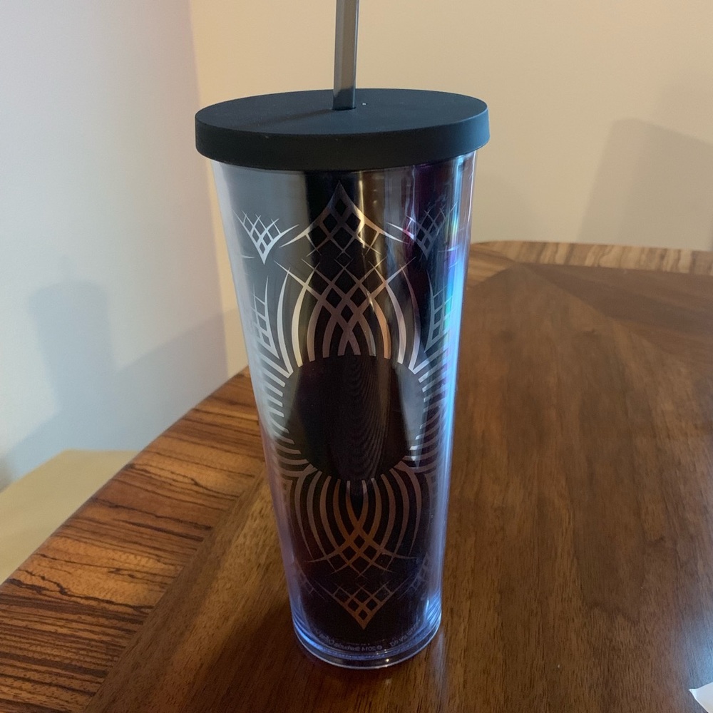 Black Venti Size Starbucks Cup